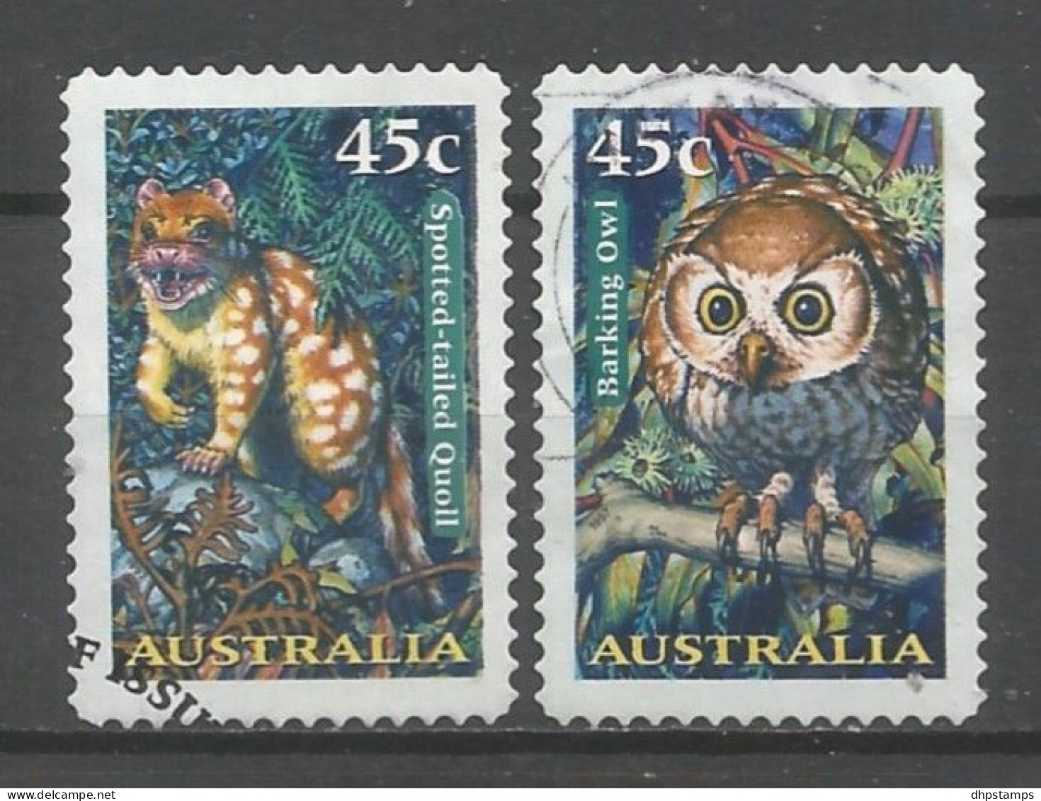 Australia 1997 Nocturnal Animals S.A. Y.T. 1621/1622 (0) - Used Stamps