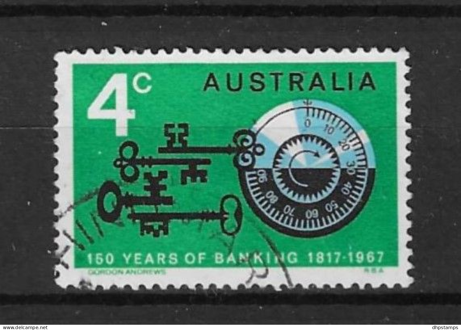 Australia 1967 150 Y. Of Banking Y.T. 357 (0) - Usati