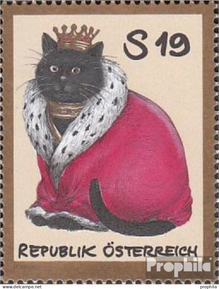 Österreich 2360 (kompl.Ausg.) Postfrisch 2001 Die Katze - Krone Der Schöpfung - Unused Stamps