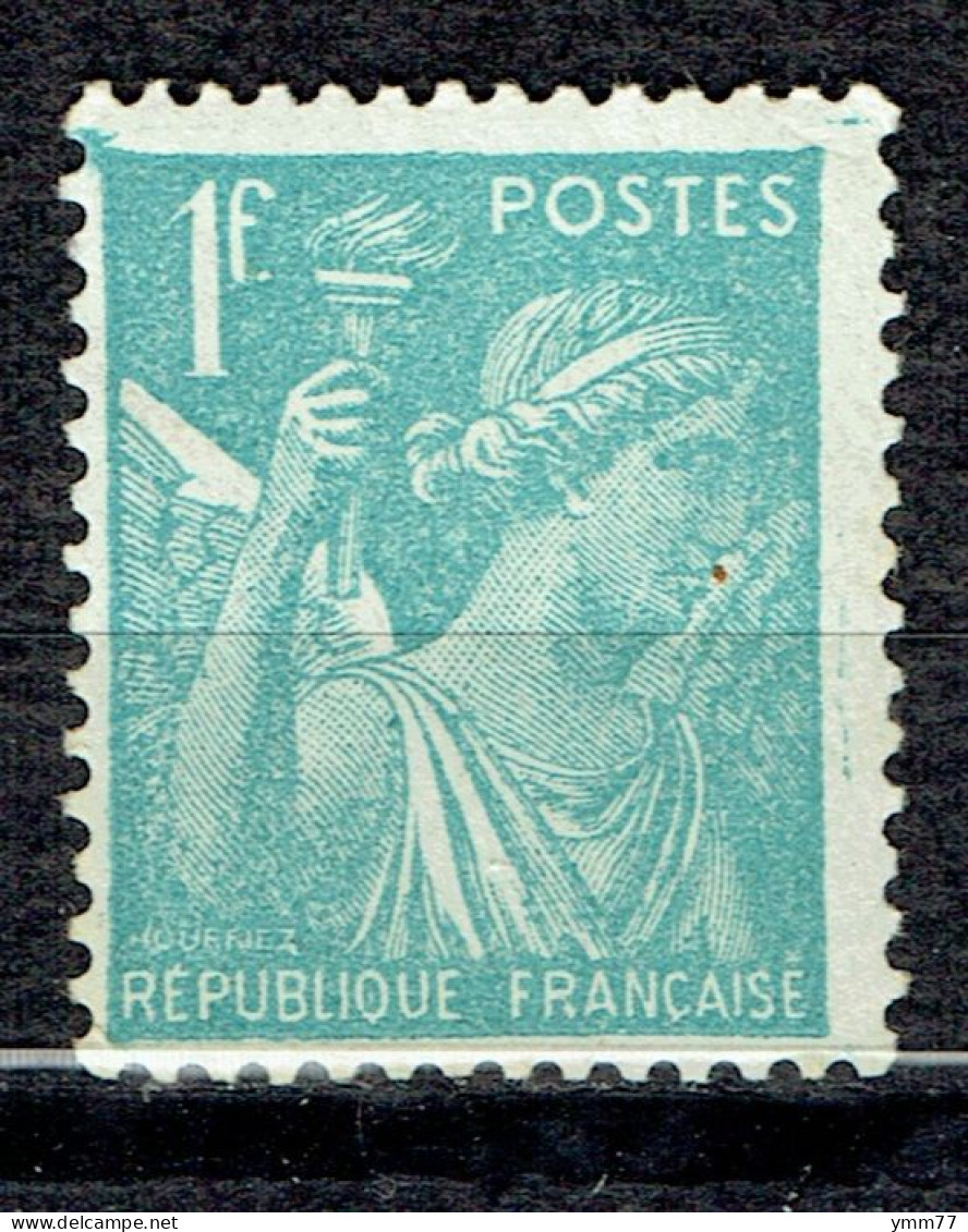 1 F Bleu Clair Type Iris - 1939-44 Iris