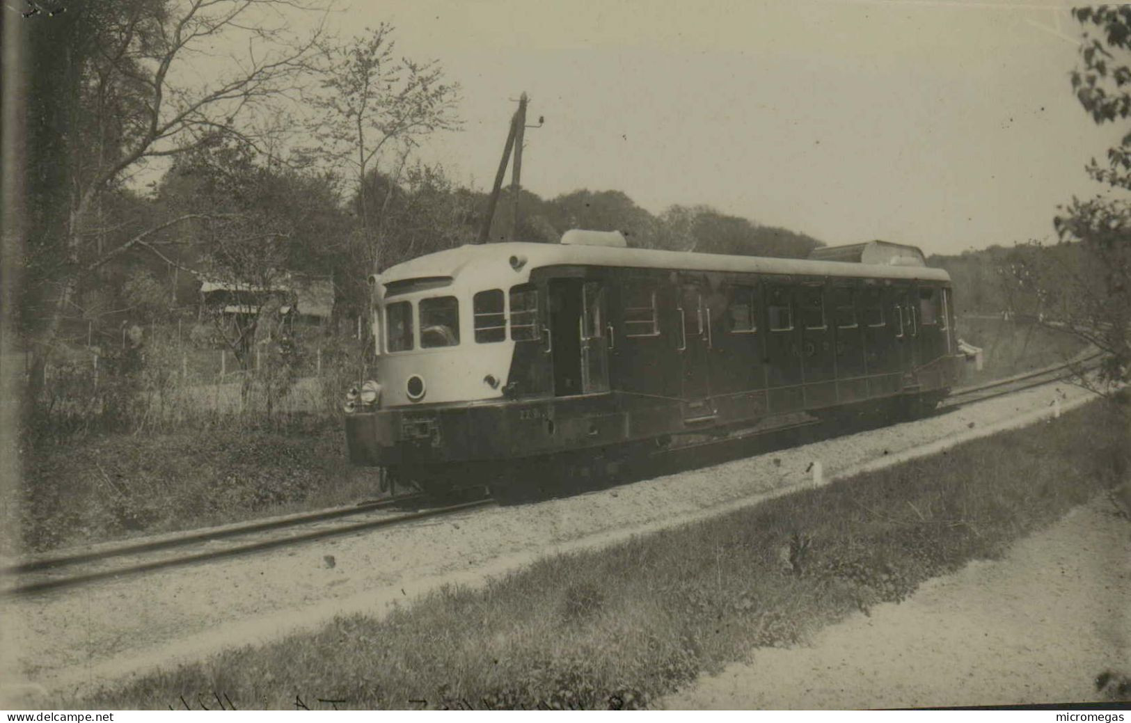 Reproduction - Automotrice TA 1124, Août 1935 - Ternes