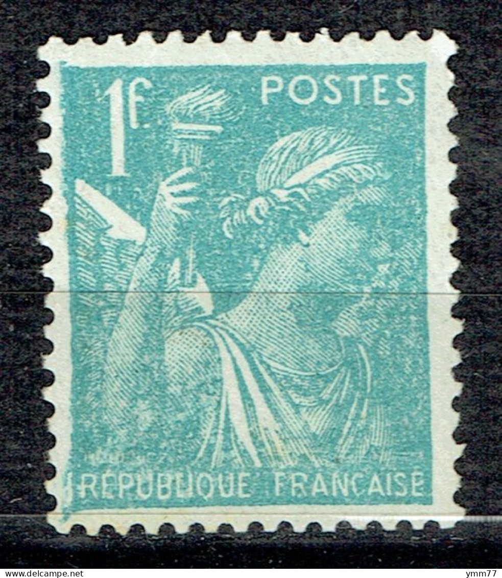 1 F Bleu Clair Type Iris - 1939-44 Iris
