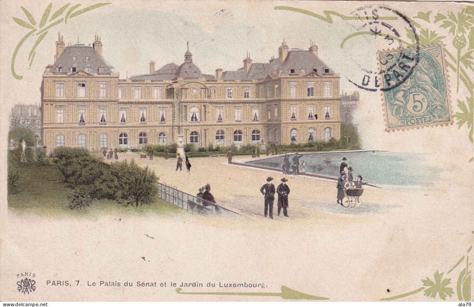 Paris  7  Le Palais Du Sénat Et Le Jardin Du  Luxembourg - Autres Monuments, édifices