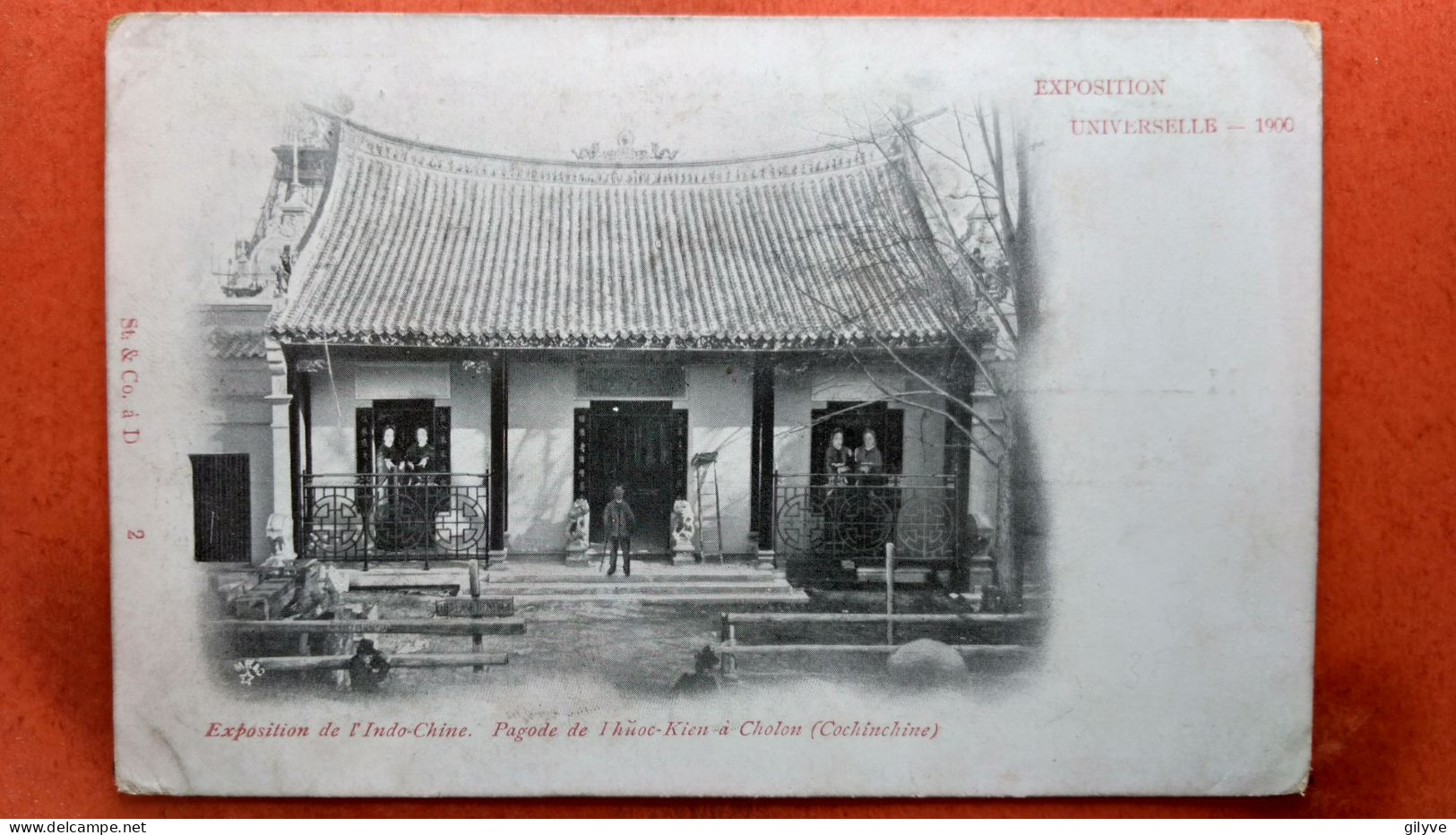 CPA (75)  Exposition Universelle 1900. Indo Chine. Pagode De L'Huoc Kien à Cholon. (Cochinchine)  (7A.634) - Exposiciones