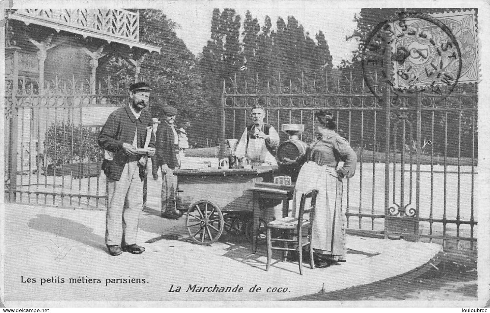 PARIS LES PETITS METIERS PARISIENS LA MARCHANDE COCO - Petits Métiers à Paris