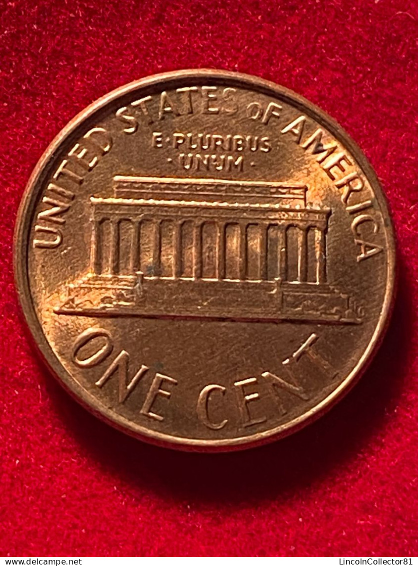 1986 D Lincoln Memorial RD Penny - 1959-…: Lincoln, Memorial Reverse