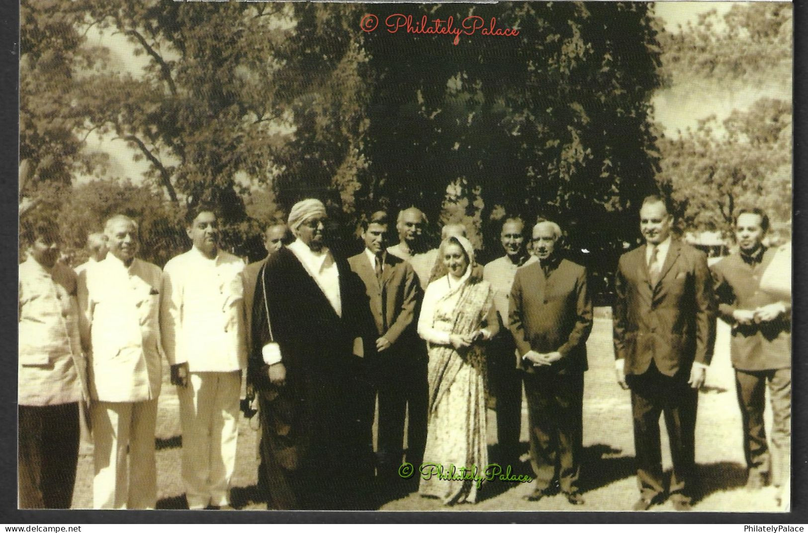 OMAN 2023 India Joint Issue,Sultan Said Bin Taimur,Haitham Bin Tarik,Rajiv Gandhi,Official Postcard Set (**) Inde Indien