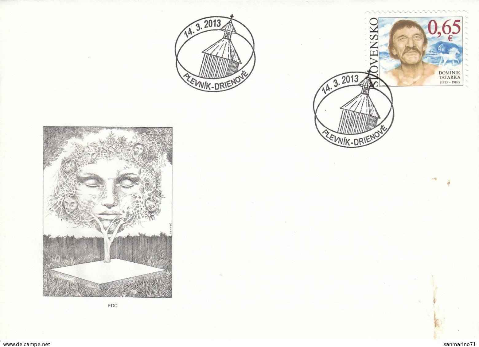 FDC SLOVAKIA 704 - Andere & Zonder Classificatie