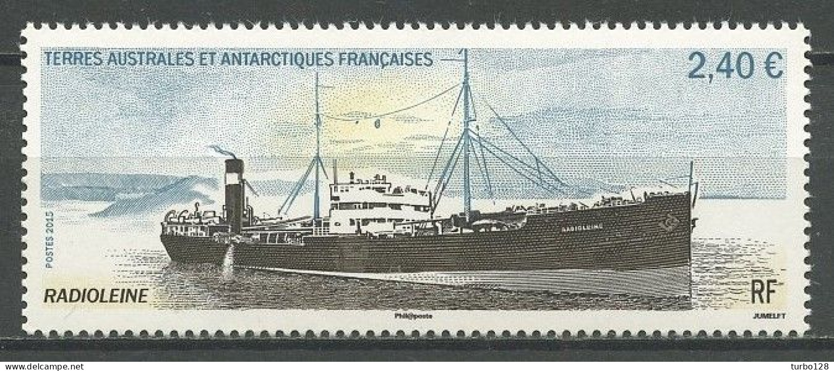 TAAF 2015  N° 724 ** Neuf MNH Superbe Bateaux Navire Usine Phoquier Le Radioleine Transports Ships Boats - Unused Stamps
