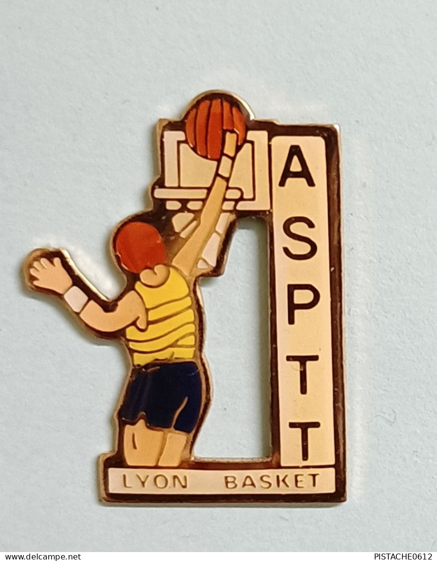 Pin's AS PTT Lyon Basket - Basketball