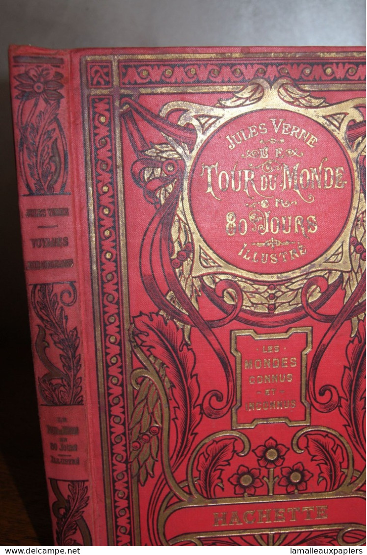Le Tour Du Monde En 80 Jours(Jules VERNE) 1920 Collection Hetzel/édition HACHETTE - Classic Authors