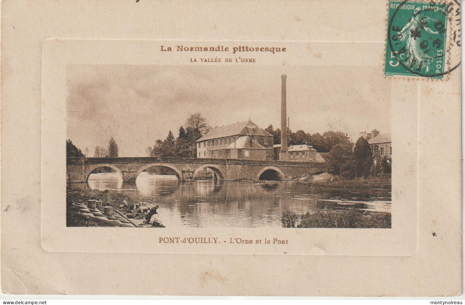 DEF : Calvados :PONT  D '  OUILLY  : Vue  Pont - Pont D'Ouilly