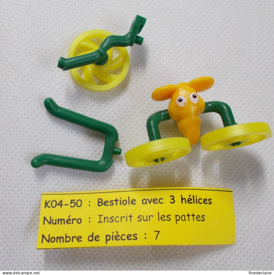 Kinder - Bestiole Avec 3 Hélices - K04 50 - Sans BPZ - Steckfiguren