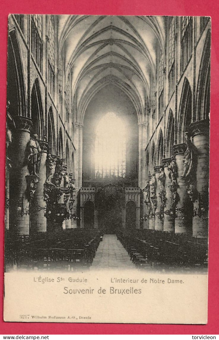 C.P. Bruxelles =  Eglise Sainte-Gudule  :  L' Intérieur De Notre-Dame - Bruselas (Ciudad)