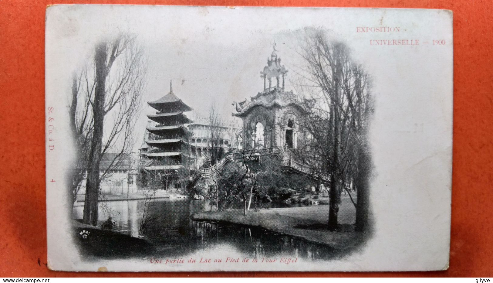 CPA (75)  Exposition Universelle 1900. Une Partie Du Lac Au Pied De La Tour Eiffel. (7A.640) - Expositions