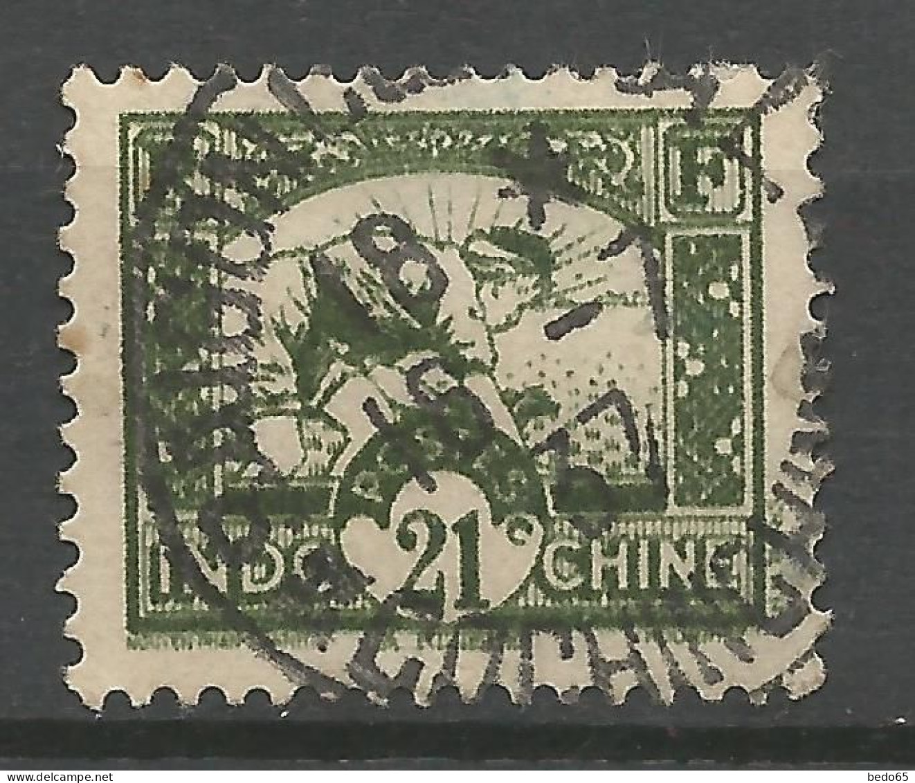 INDOCHINE  N° 164 Vert Foncé CACHET SAIGON / Used - Used Stamps
