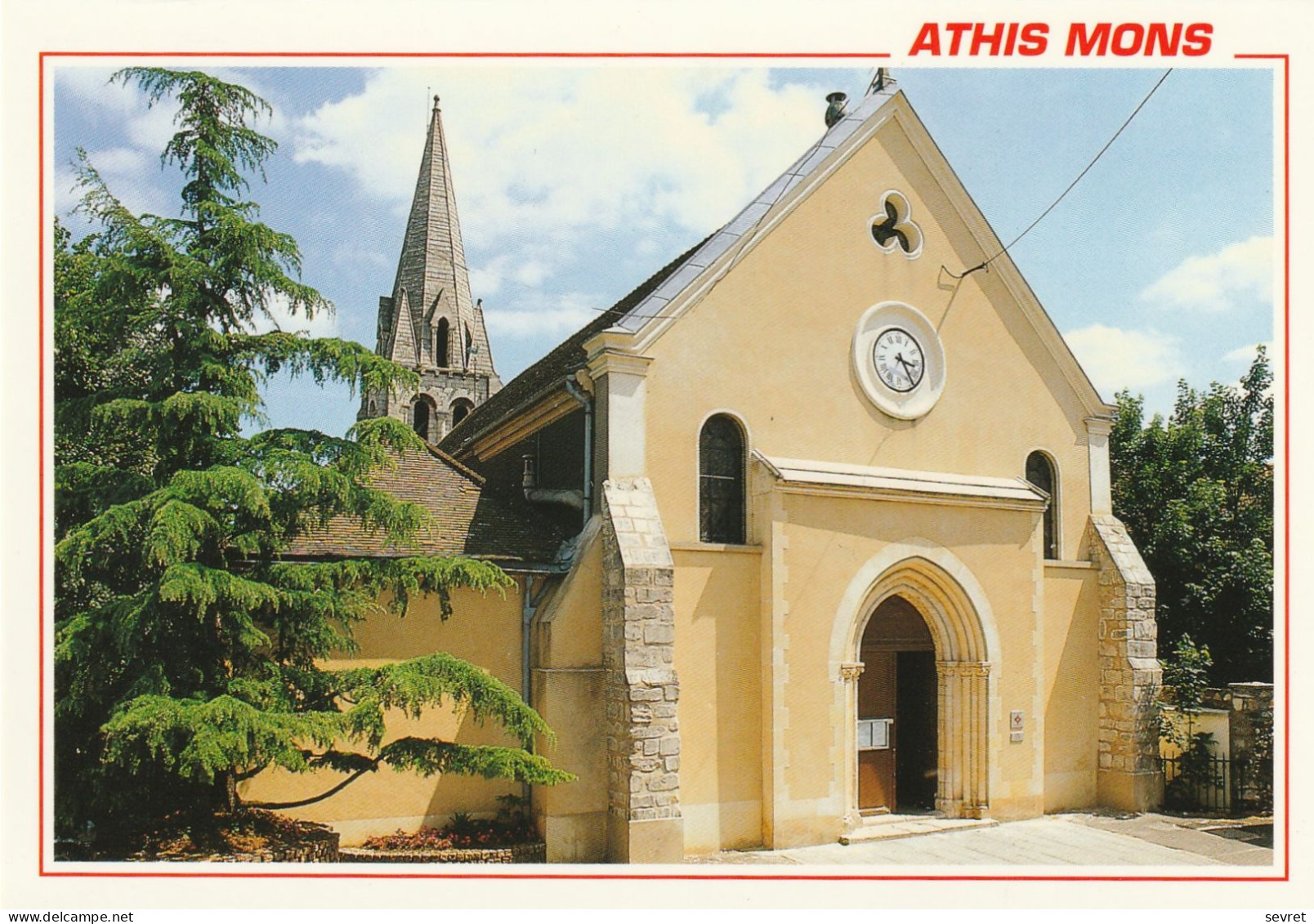 ATHIS MONS. - L'Eglise Saint-Denis. CPM RARE - Athis Mons