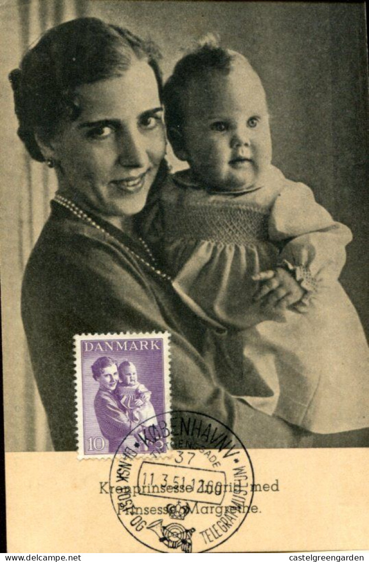 X0355 Danmark, Maximum 1951 Princessin Ingrid - Maximum Cards & Covers
