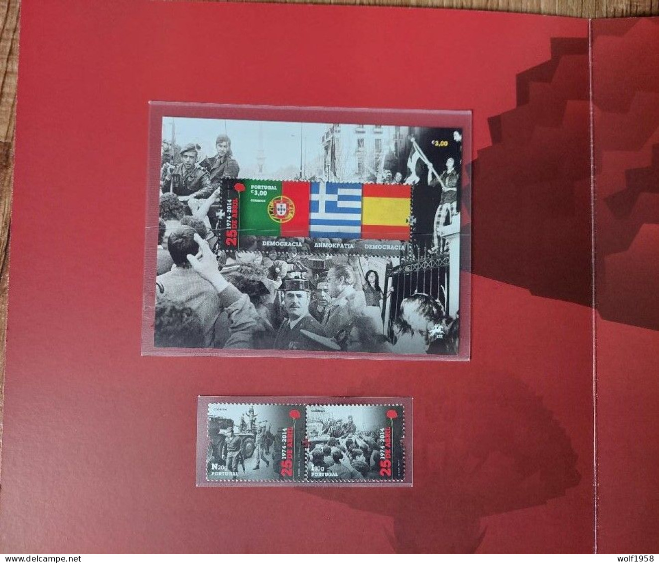 PORTUGAL APRIL 25TH, 50 YEARS OF DEMOCRACY - SPECIAL FOLDER - 2024 - Lotes & Colecciones