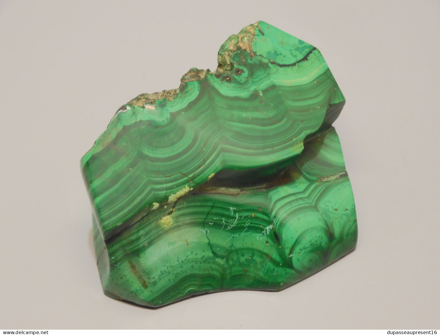 -ANCIEN BLOC De MALACHITE Non Taillé BRUT COLLECTION PIERRE ANCIENNE  Bijoux      E - Altri & Non Classificati