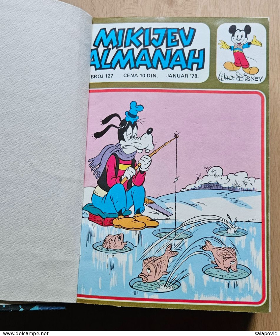 MIKIJEV ALMANAH 12 Numbers Bound 127 - 138, Vintage Comic Book Yugoslavia Yugoslavian Mickey Mouse Disney Comics - Stripverhalen & Mangas (andere Talen)