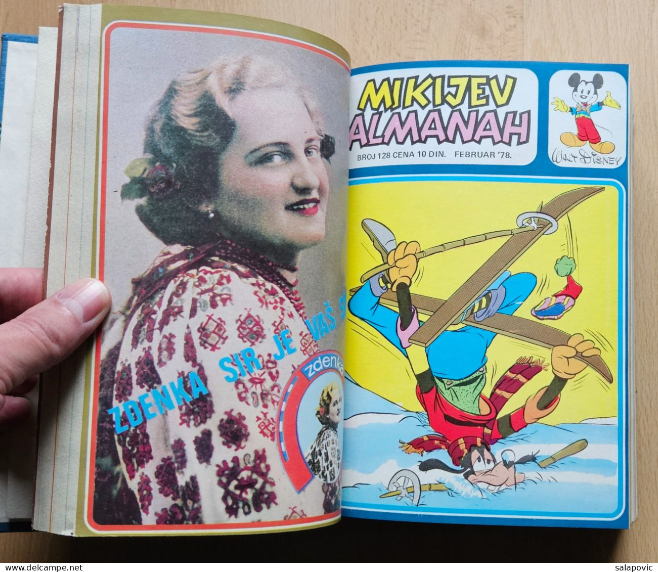 MIKIJEV ALMANAH 12 Numbers Bound 127 - 138, Vintage Comic Book Yugoslavia Yugoslavian Mickey Mouse Disney Comics - Cómics & Mangas (otros Lenguas)