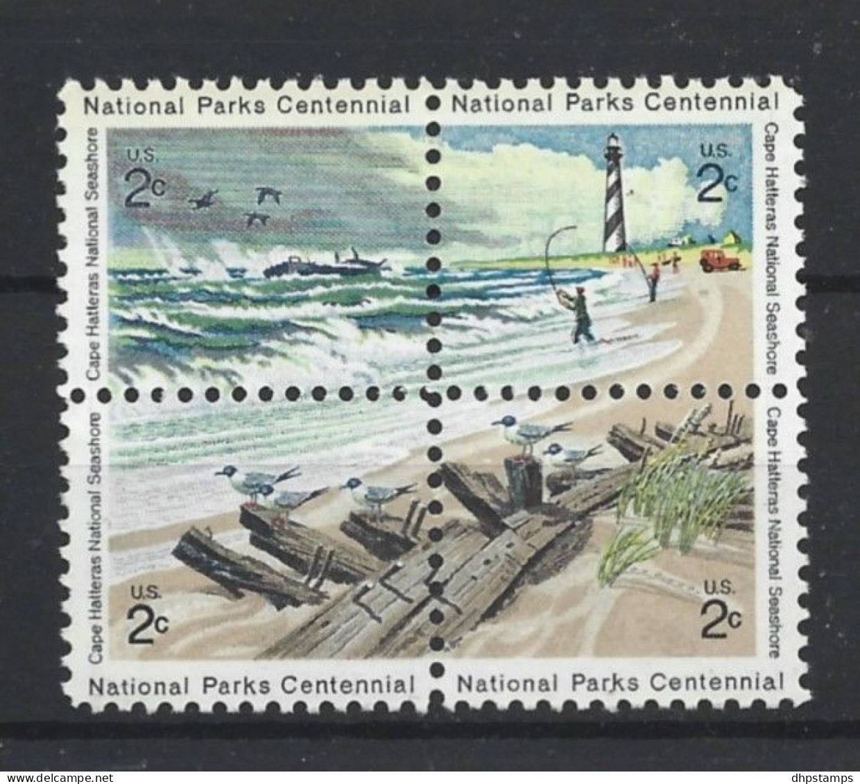 USA 1972 Nat. Park 4-blok Y.T  948/951 ** - Unused Stamps