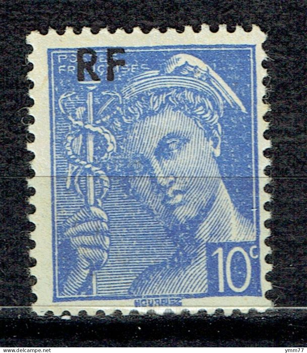 10 C Outremer Type Mercure Surchargée RF - 1938-42 Mercurius