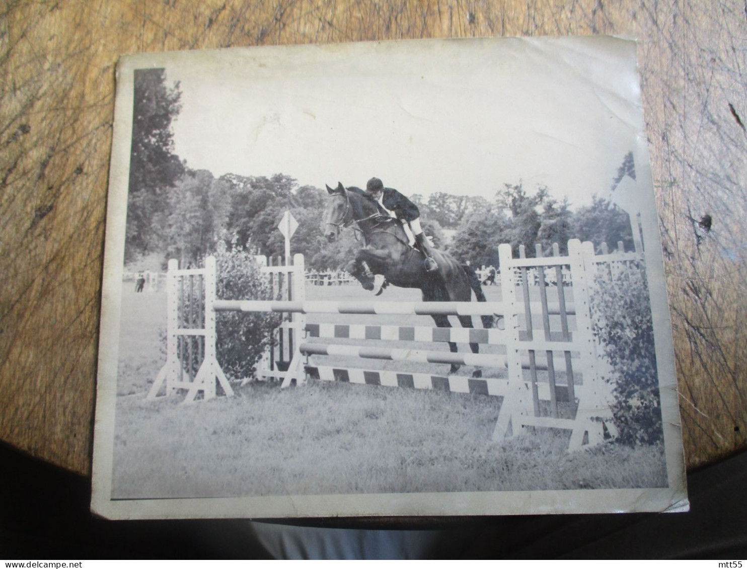 PHOTO ARGENTAN 1974 EQUITATION SAUT OBSTACLE - Sports