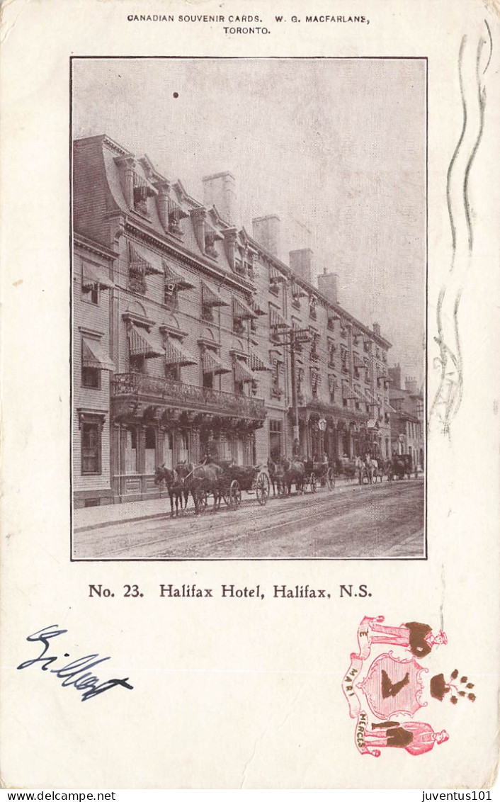 CPA Halifax Hotel,Halifax-Timbre-TRES RARE     L2891 - Halifax