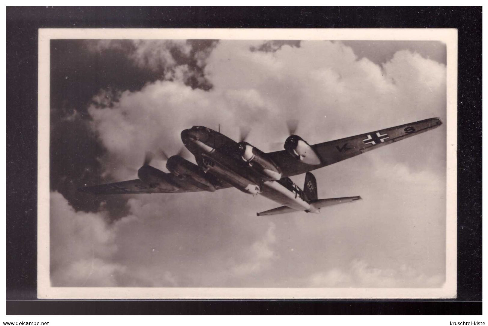 Dt- Reich (024138) Propaganda AK Unsere Luftwaffe Condor Fw 200C, Gelaufen Feldpost 1942 - Guerre 1939-45