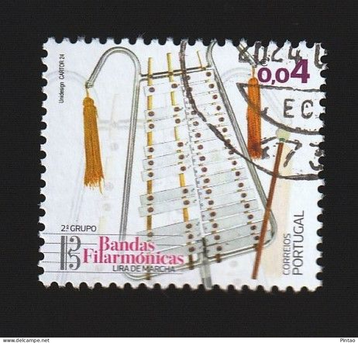 PTS14836- PORTUGAL 2024- USD (INTRUMENTOS - BANDAS FILARMÓNICAS) - Used Stamps