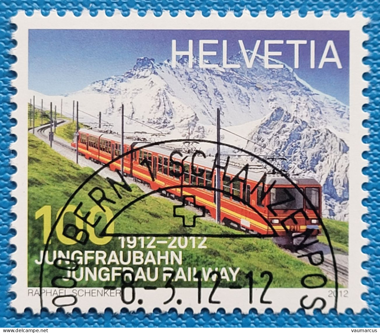 2012 Zu 1416 / Mi 2233 / YT 2159 TRAIN Chemin De Fer De La JUNGFRAU Obl. - Used Stamps