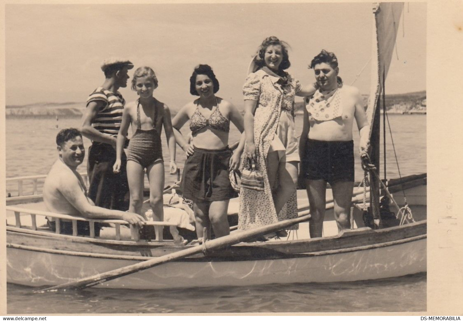 Crikvenica - Tourists In Boat Foto Ideal 1940 - Croatia