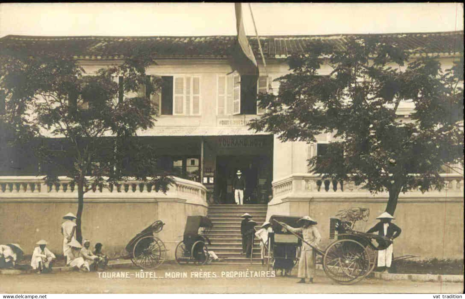 HÔTELS - Carte Postale De Tourane ( Indochine ) - L'Hôtel Morin Frères  - L 152343 - Hotels & Restaurants