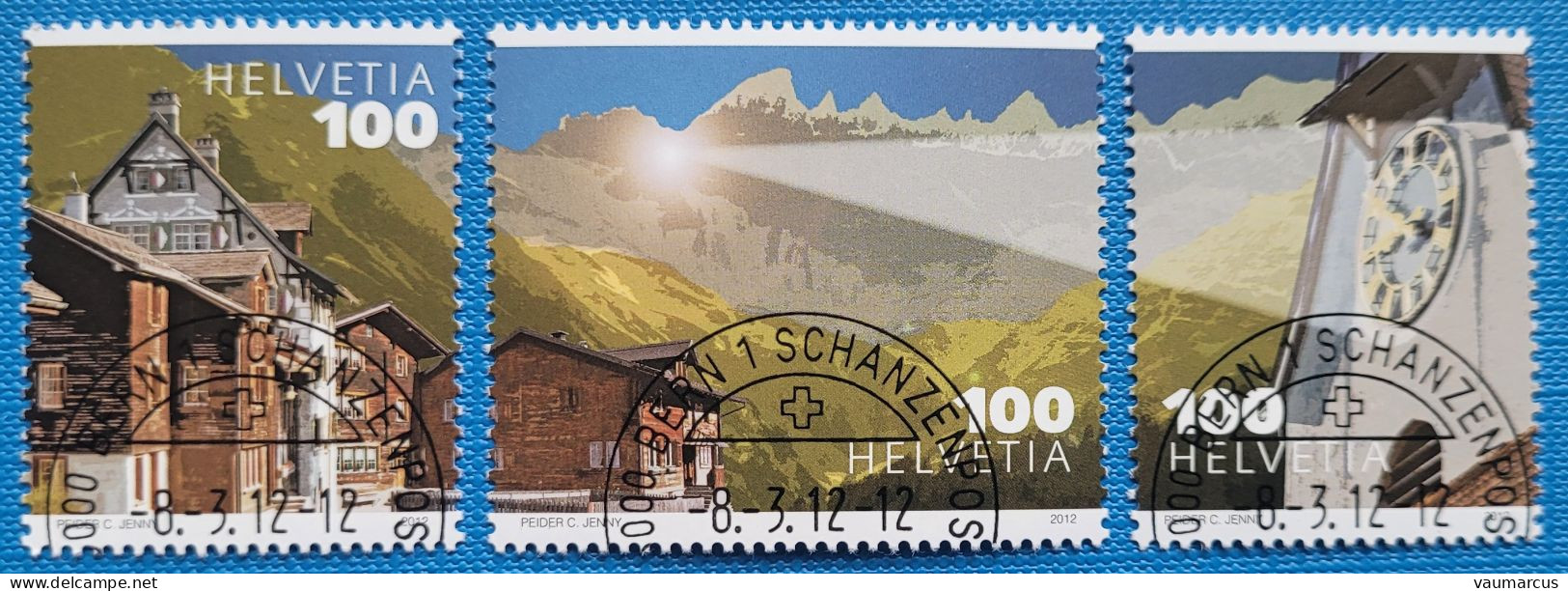 2012 Zu 1417-19 / Mi 2243-45 / YT 2169-71 Mrtinsloch Obl. - Used Stamps