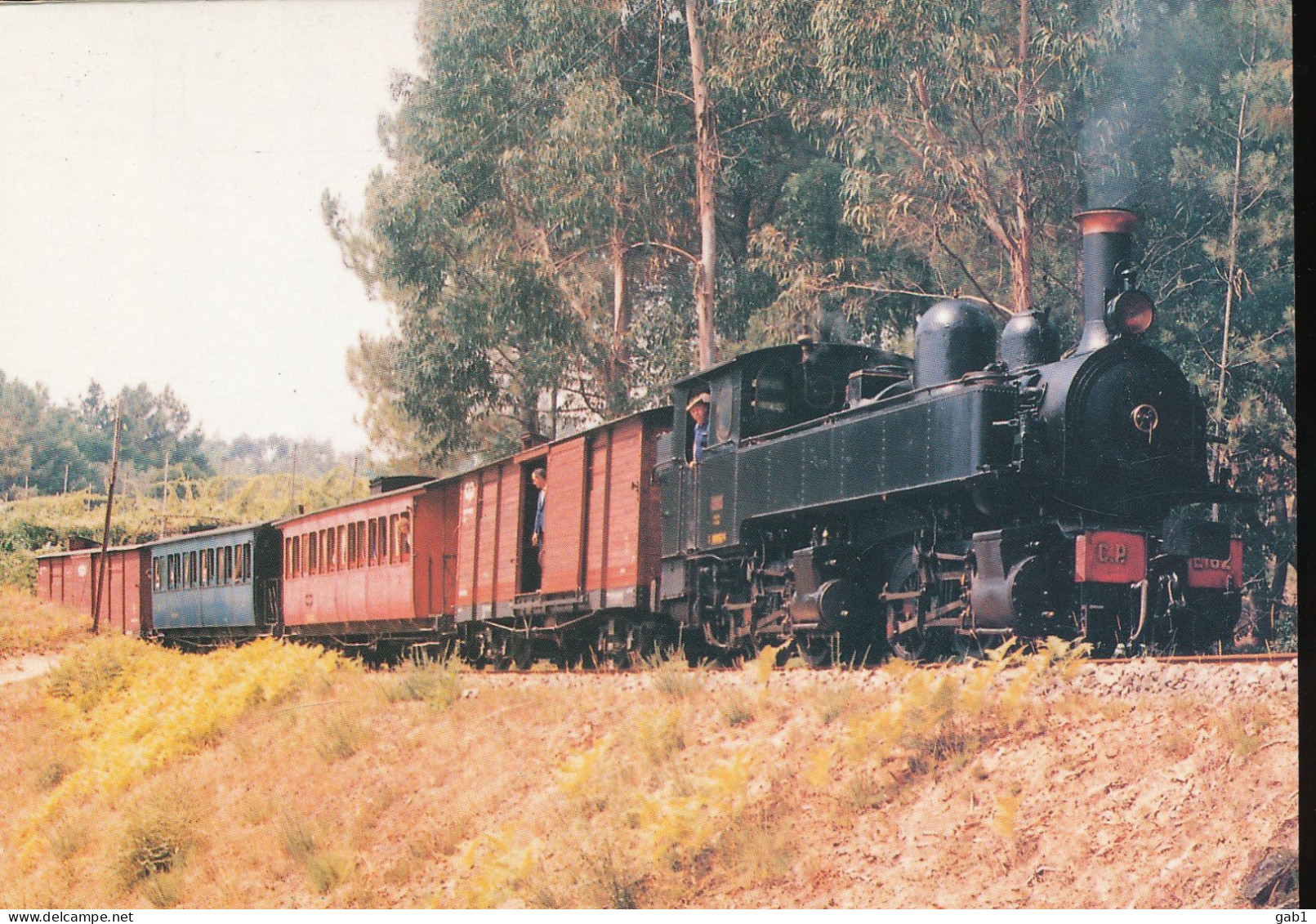 Trains -- Linha Do Tamega - Circulaco Especial Com A Locomotive  E 162 - Trains