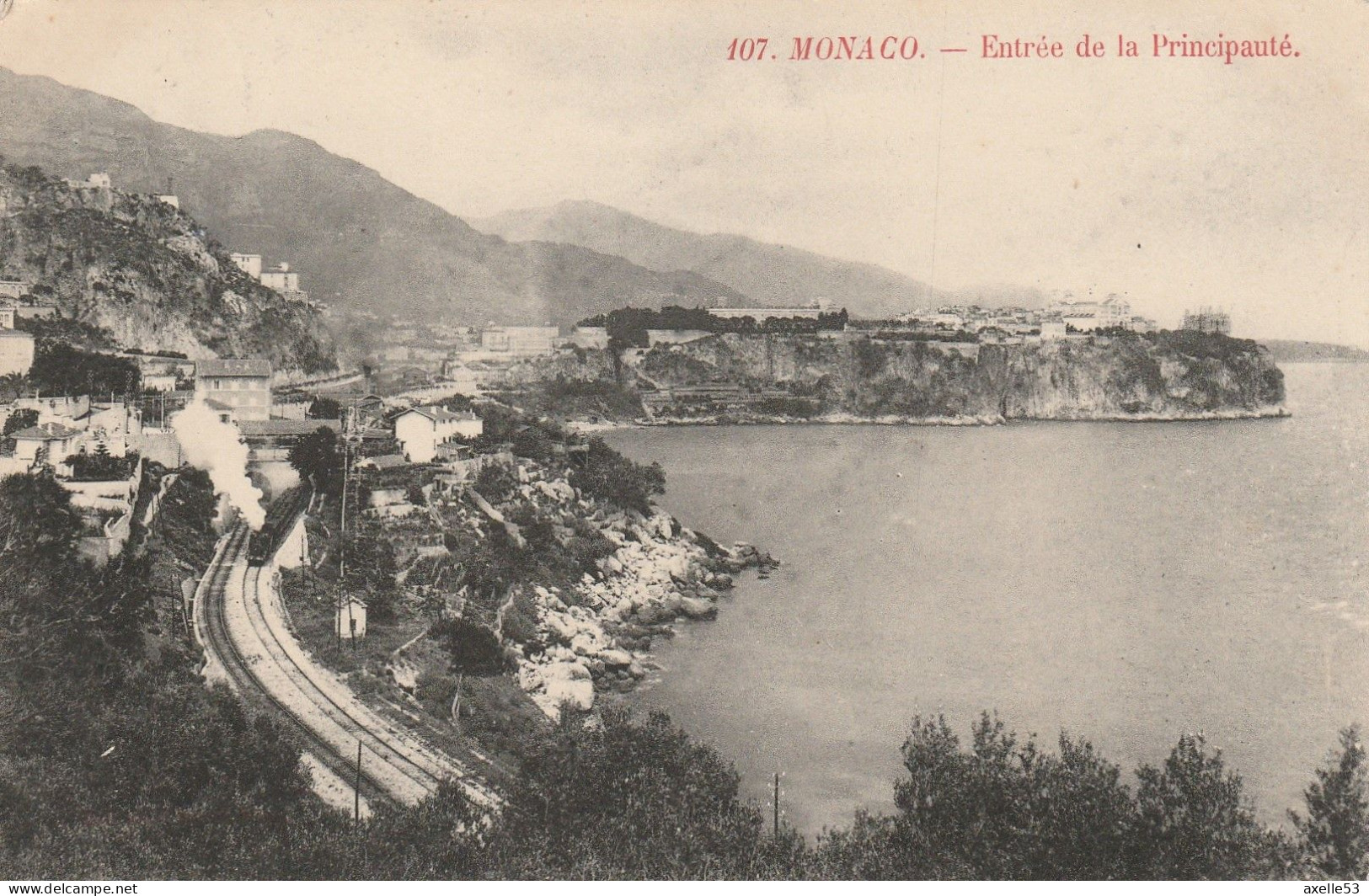 Monaco (10345) Entrée De La Principauté - Mehransichten, Panoramakarten