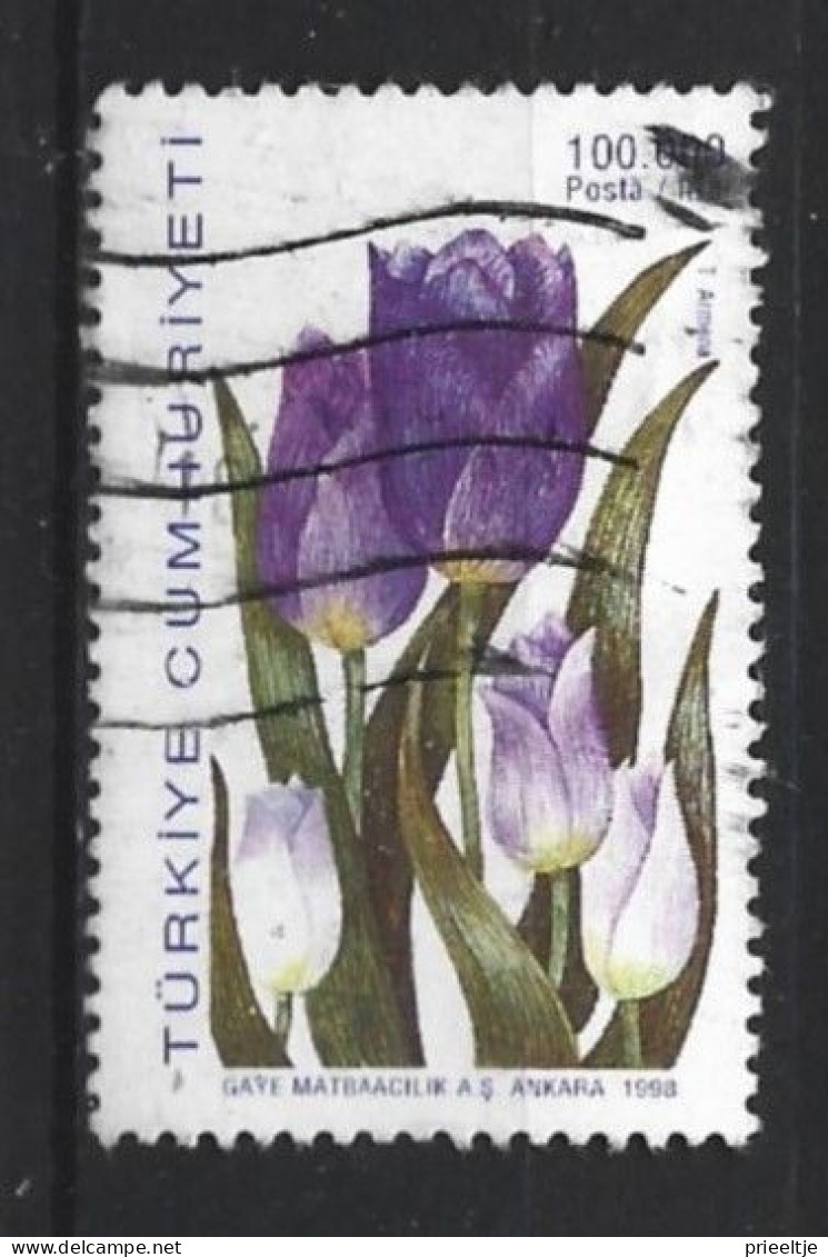 Turkey 1998 Flowers Y.T. 2878 (0) - Used Stamps