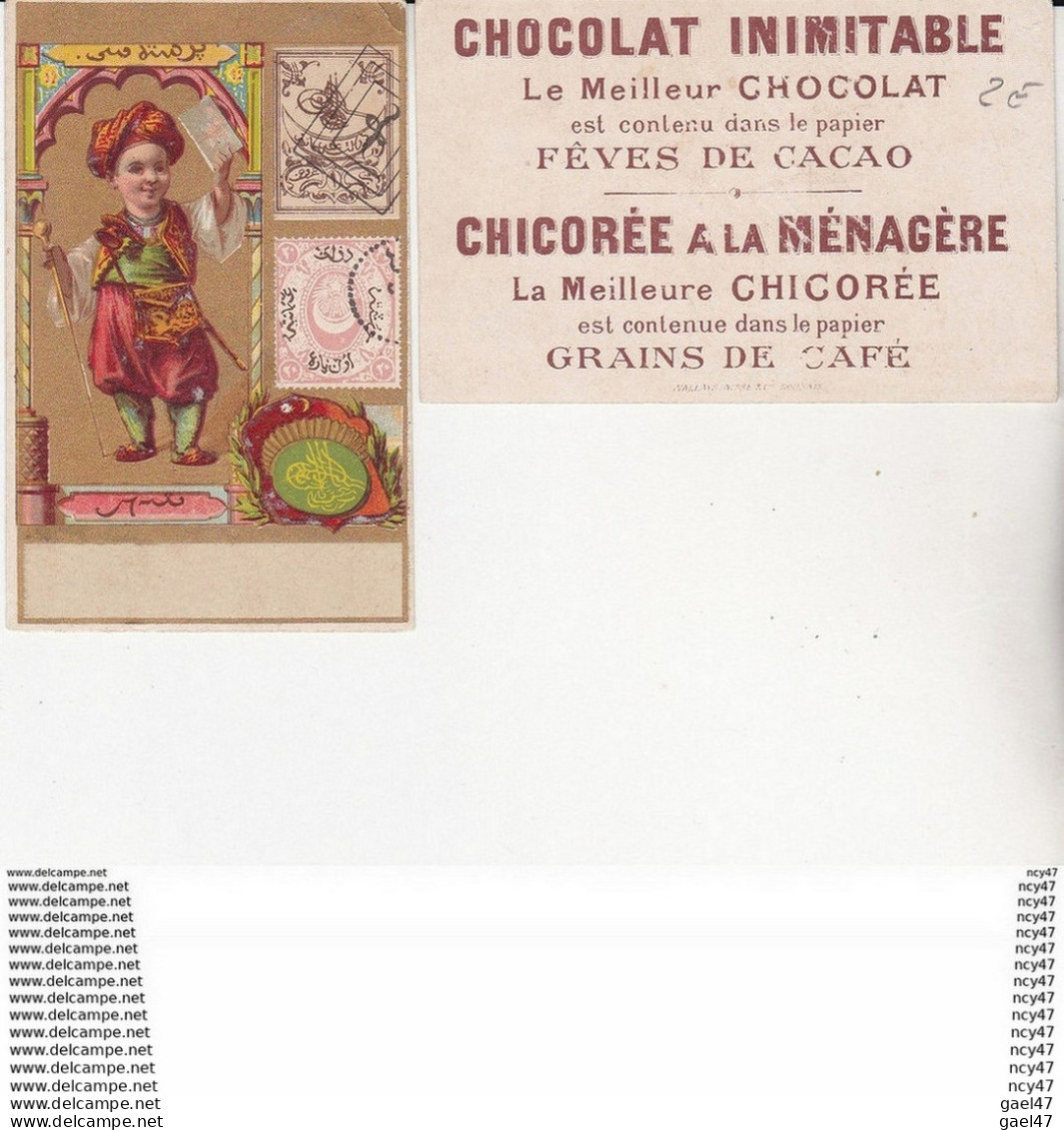 CHROMOS.  Chocolat, DUROYON & RAMETTE. (Cambrai), Facteur Turque ...U582 - Duroyon & Ramette