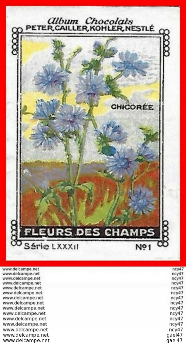 CHROMOS. Chocolat NESTLE.  Fleurs Des Champs...S1128 - Nestlé