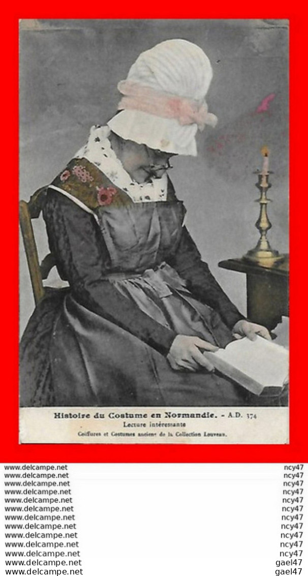 . CPA FOLKLORE.  Histoire Du Costume En Normandie...S1901 - Trachten