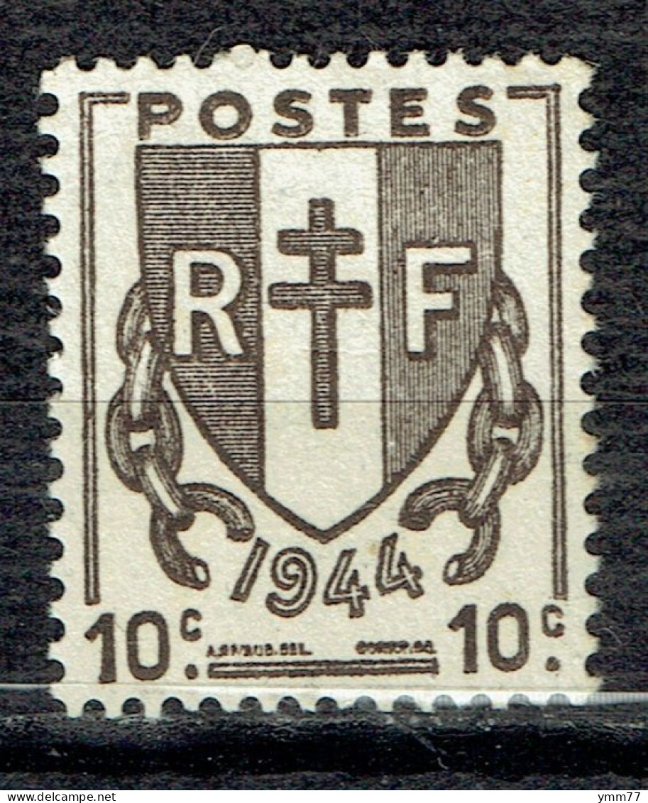 10 C Brun-noir Type Chaines Brisées - Unused Stamps