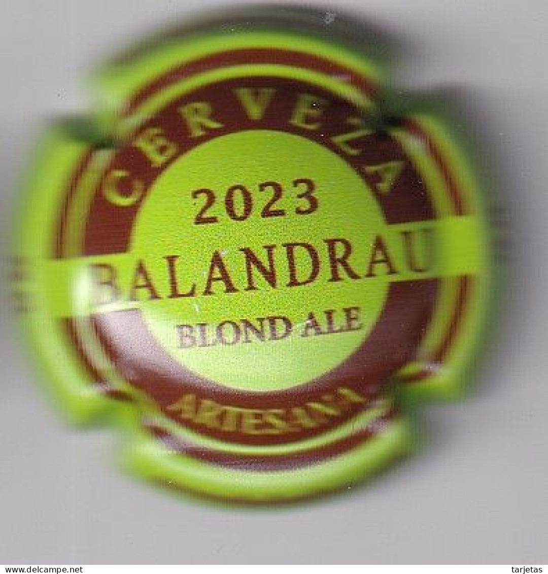 CHAPA DE CERVEZA ARTESANA BALANDRAU BLOND ALE 2023 (BEER-BIERE) CORONA - Beer
