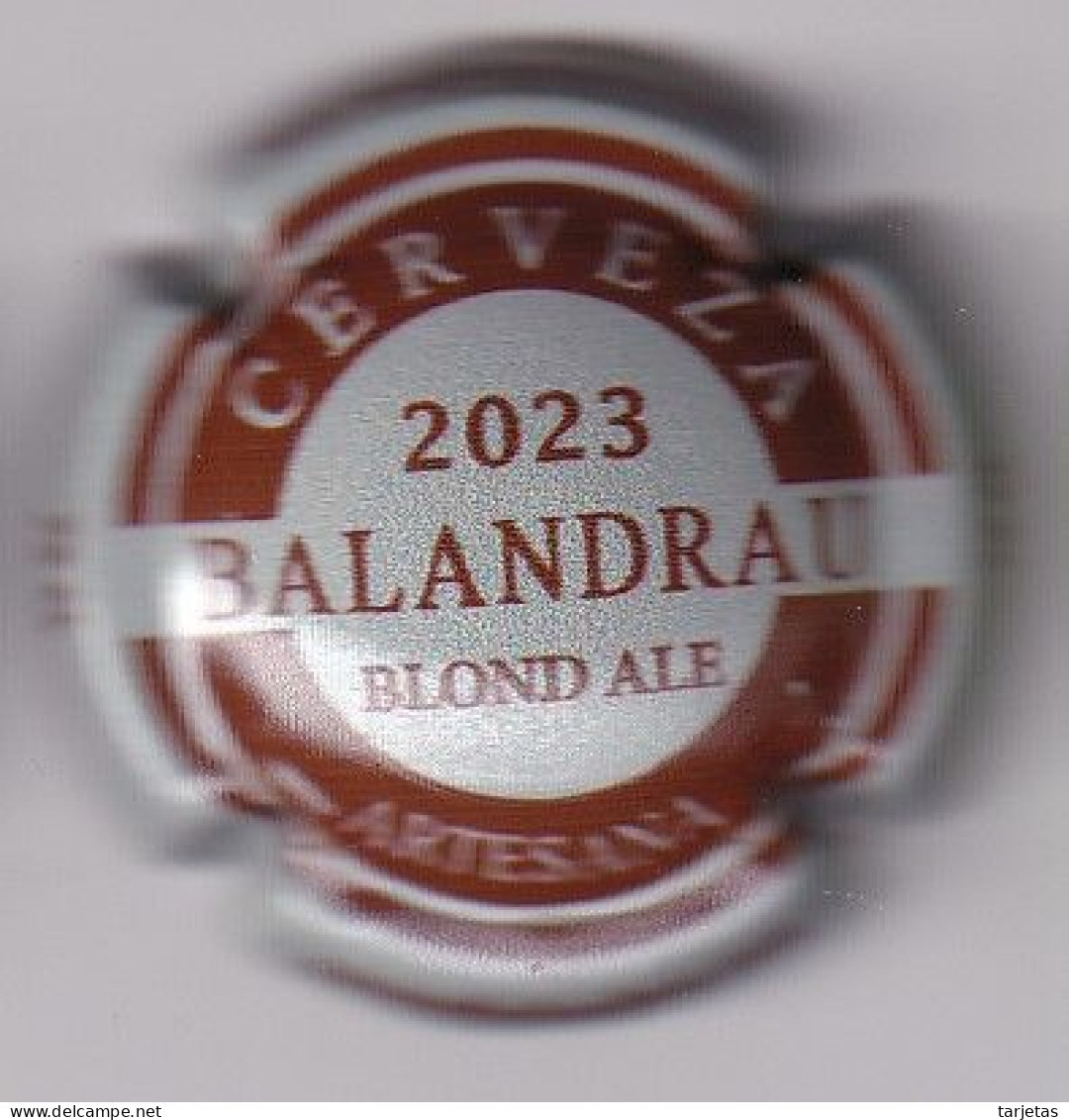 CHAPA DE CERVEZA ARTESANA BALANDRAU BLOND ALE 2023 (BEER-BIERE) CORONA - Cerveza