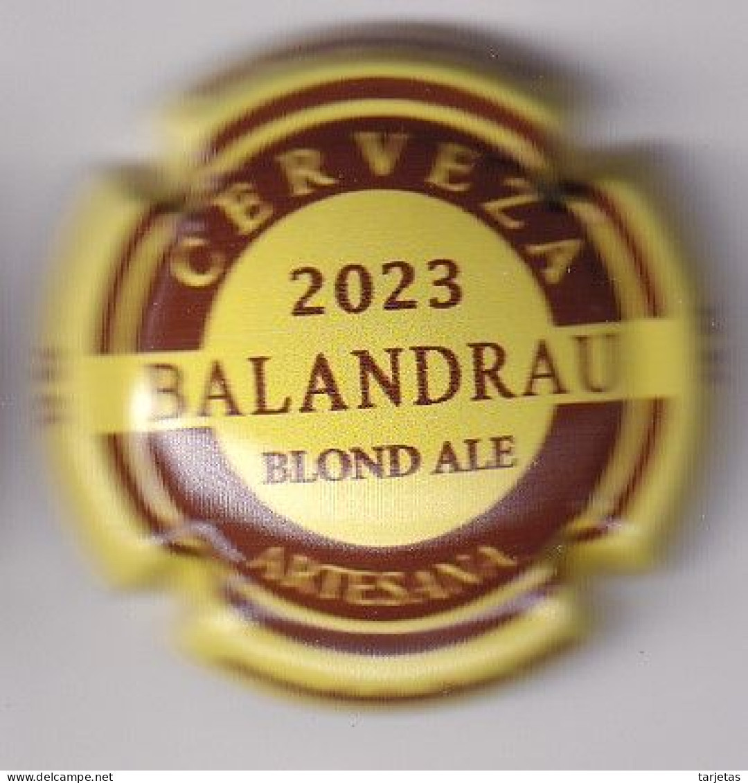 CHAPA DE CERVEZA ARTESANA BALANDRAU BLOND ALE 2023 (BEER-BIERE) CORONA - Cerveza