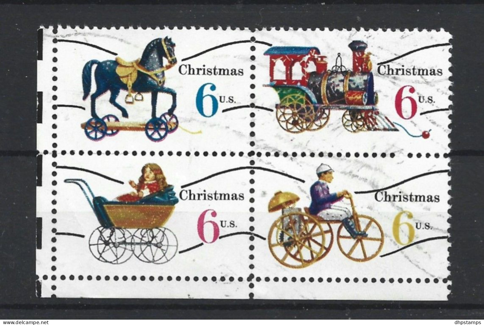 USA 1970 Christmas 4-blok Y.T. 907/910 (0) - Used Stamps