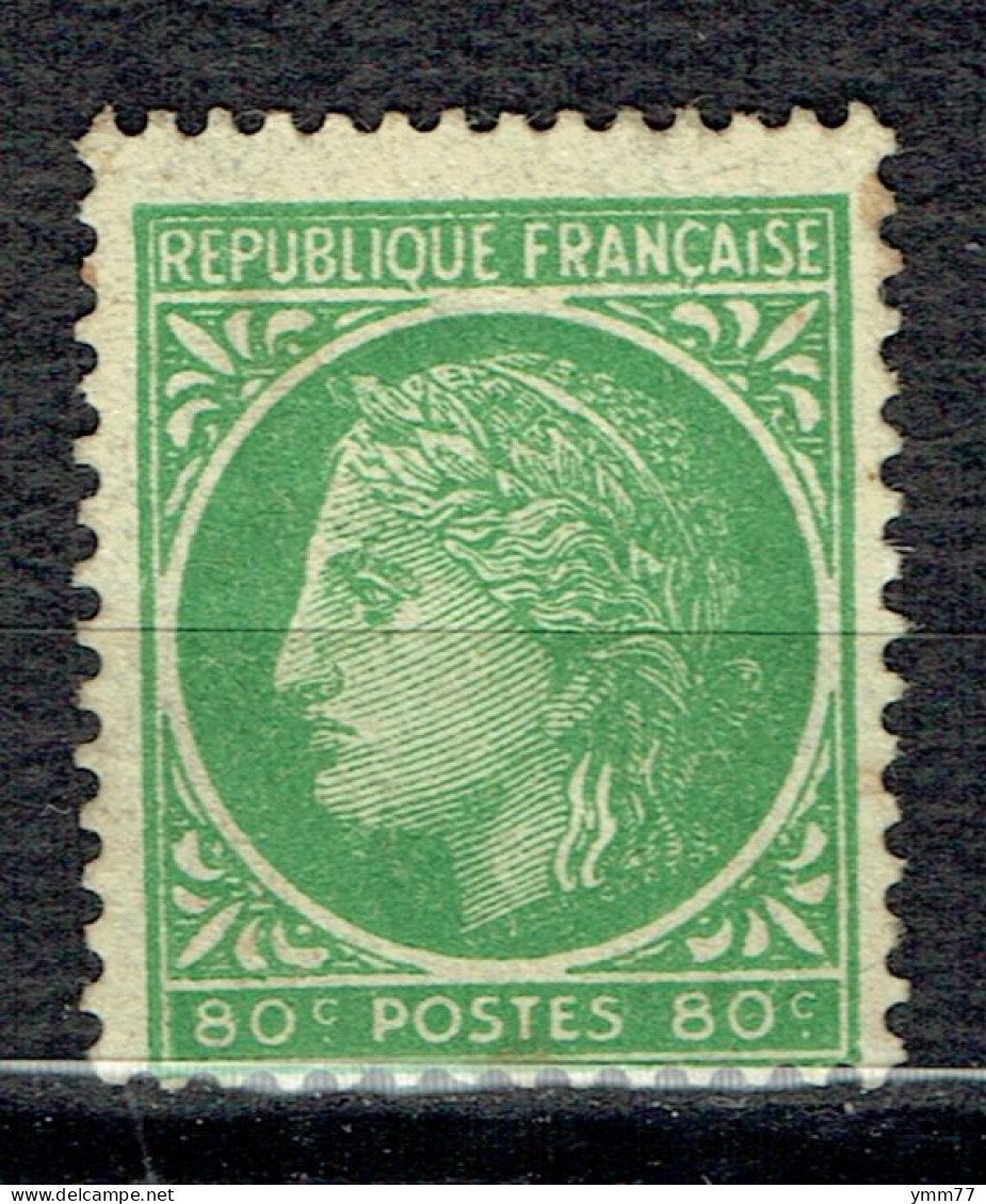 80 C Vert Type Cérès De Mazelin - 1945-47 Ceres (Mazelin)