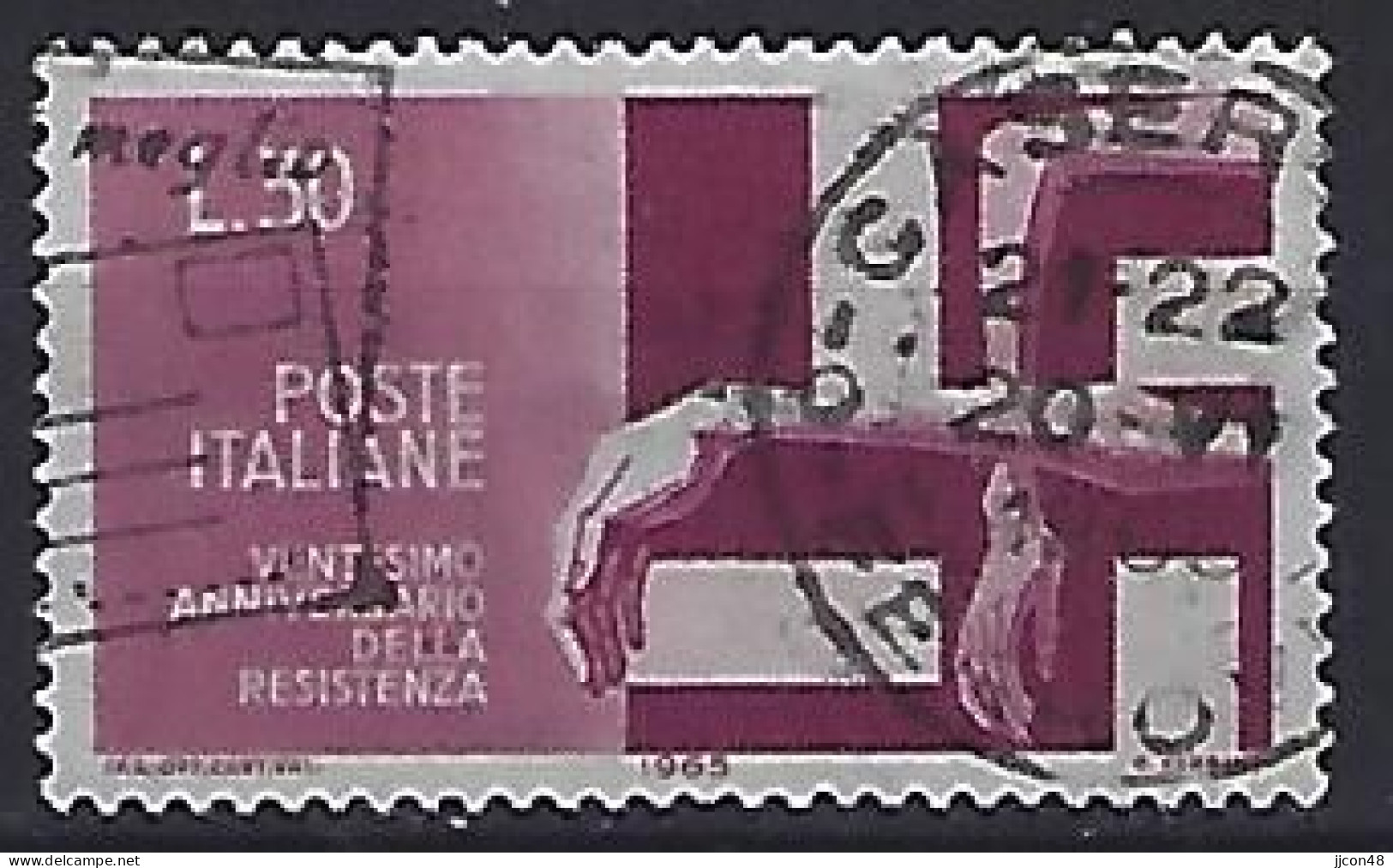 Italy 1965  20 Jahrestag Des Widerstandes  (o) Mi.1176 - 1961-70: Oblitérés