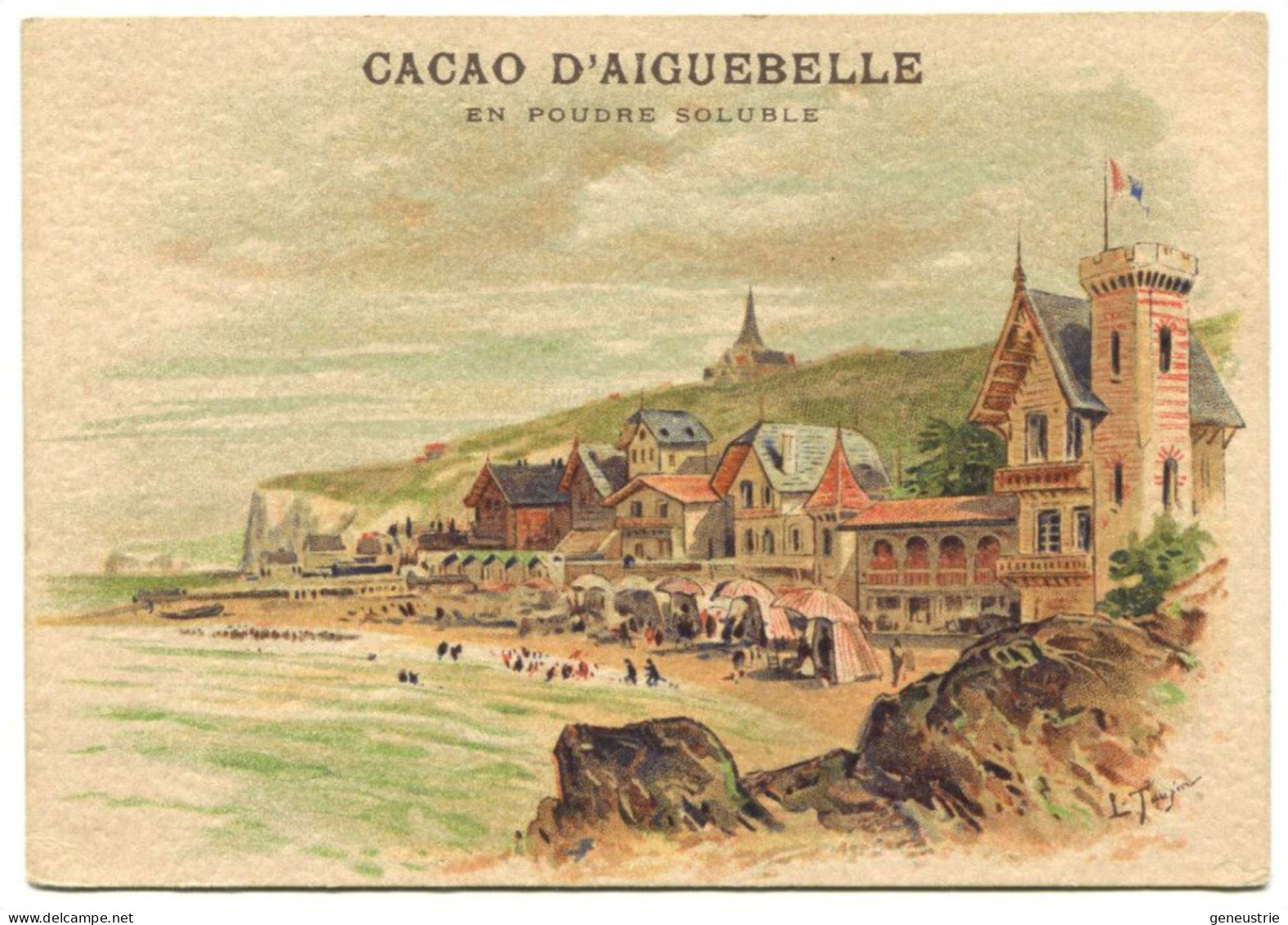 Belle Chromo "Cacao D'Aiguebelle" à Notre-Dame D'Aiguebelle - Drôme - Image Chocolat - Aiguebelle